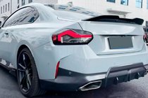 BMW 2. sērija G42 2021– MP-Style spoileris (spīdīgi melns) foto 1