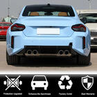 BMW 2. sērija G42 2021– Spoileris V6 (spīdīgi melns) foto 5