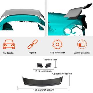 Spoileris V6 (spīdīgi melns) BMW 2. sērija G42 2021– foto 4