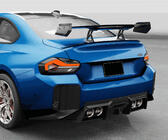 BMW 2. sērija G42 2021– Spoileris V7 (spīdīgi melns) foto 3