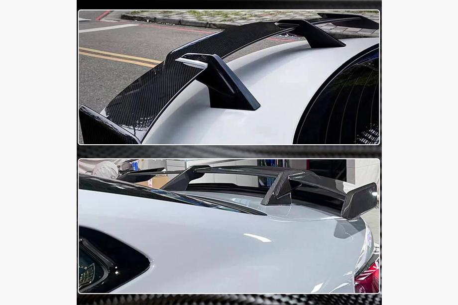 BMW 4. sērija G22/23/26 2020– Bagāžnieka vāka spoilers Dry Carbon V2 (G82/83) Foto 6