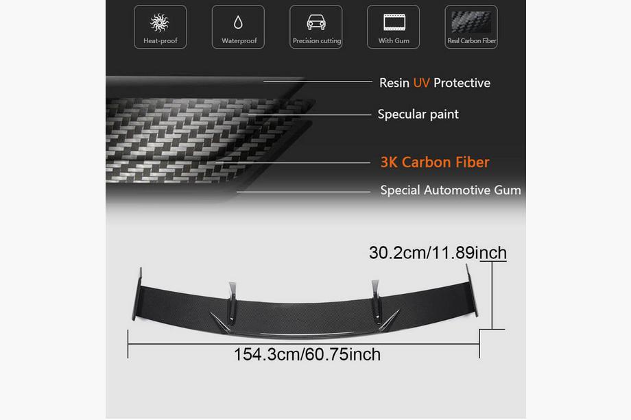 BMW 4. sērija G22/23/26 2020– Bagāžnieka vāka spoilers Dry Carbon V2 (G82/83) Foto 7