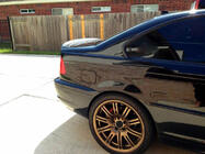 BMW 3. sērija E46 1998–2006 Bagāžnieka vāka spoileris Carbon V2 (Coupe) foto 5