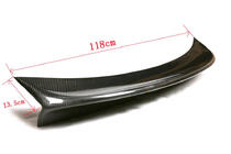 BMW 3. sērija E46 1998–2006 CSL stila spoilers (SD, oglekļa šķiedra) foto 7