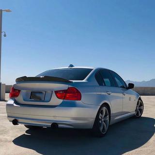 PSM-Style V1 spoileris (E90, oglekļa šķiedra) BMW 3. sērija E90/E91 2005–2011 foto 3