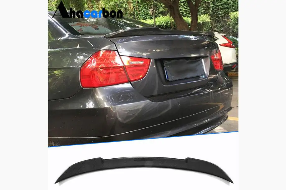 BMW 3. sērija E90/E91 2005–2011 M4-Style spoileris (E90, oglekļa šķiedras) Image