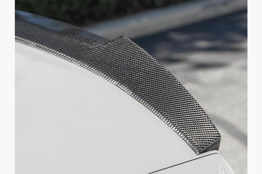 BMW 3. sērija E92/E93 2006–2013 M4-Style V2 spoilers (E92, oglekļa šķiedra) Foto 2