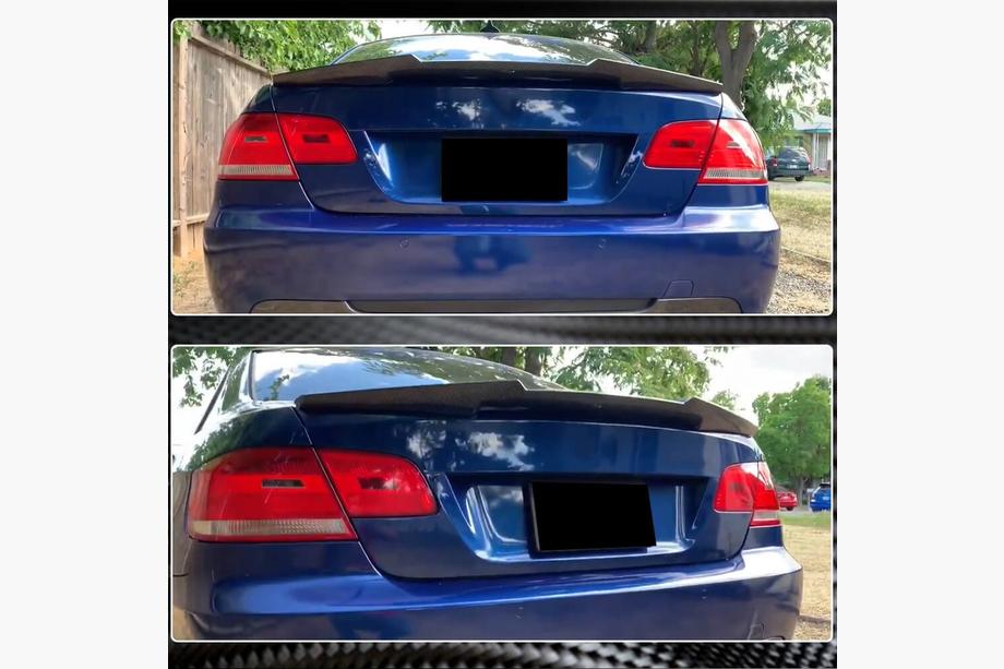 BMW 3. sērija E92/E93 2006–2013 M4-Style V2 spoilers (E92, oglekļa šķiedra) Foto 4