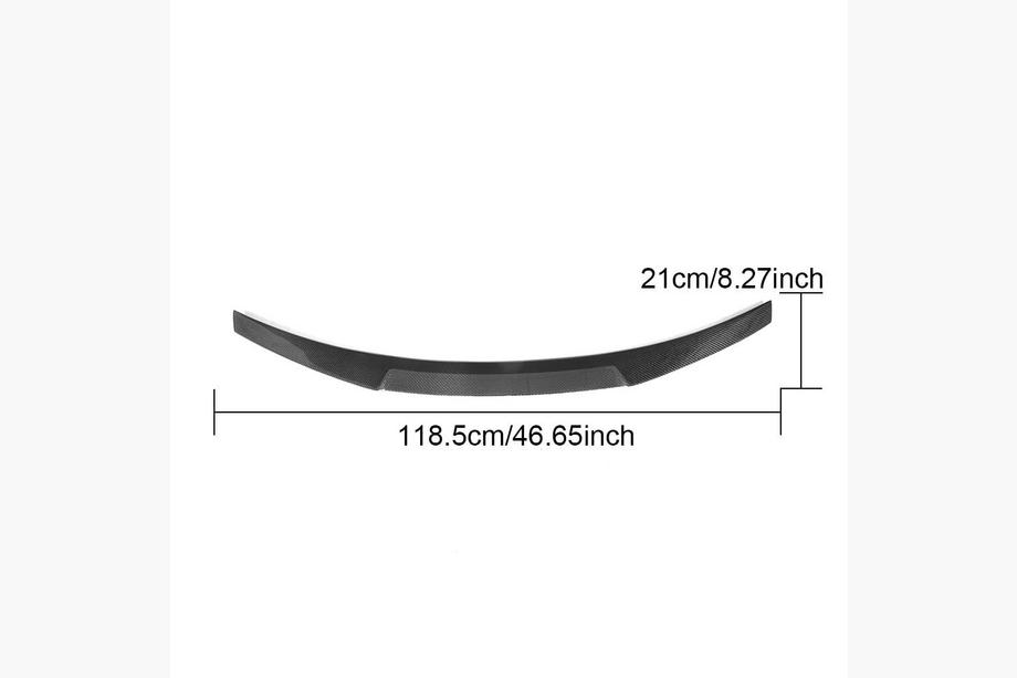BMW 3. sērija E92/E93 2006–2013 M4-Style V2 spoilers (E92, oglekļa šķiedra) Foto 6