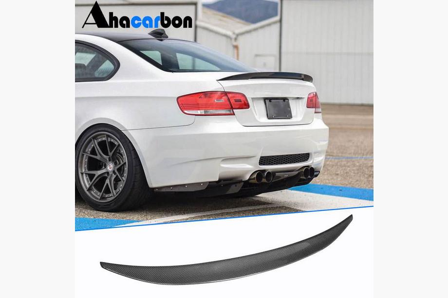 BMW 3. sērija E90/E91 2005–2011 Aizmugures bagāžnieka vāka spoileris no oglekļa šķiedras V5 (Coupe) Image