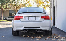 BMW 3. sērija E90/E91 2005–2011 Aizmugurējā bagāžnieka vāka spoileris FRP V7 (Coupe) foto 3