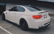 BMW 3. sērija E90/E91 2005–2011 Aizmugurējā bagāžnieka vāka spoileris FRP V7 (Coupe) foto 6