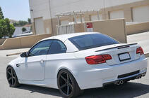 BMW 3. sērija E92/E93 2006–2013 M3-Style aizmugurējais spoileris (E93, oglekļa šķiedra) foto 3