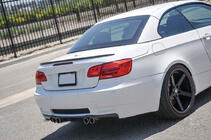 BMW 3. sērija E90/E91 2005–2011 Bagāžnieka vāka spoileris Carbon V2 (Kabriolets) foto 2