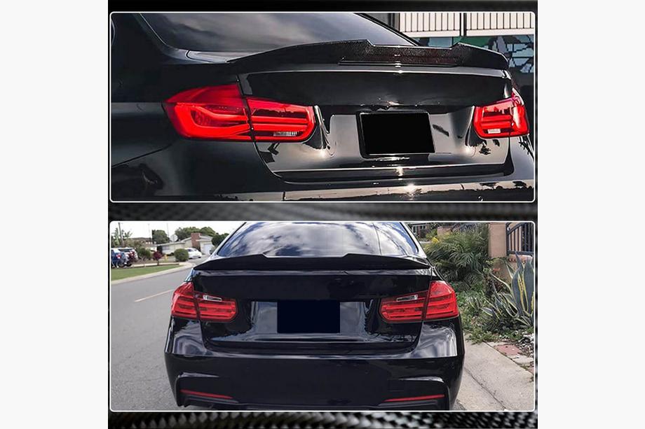 BMW 3. sērija F30/F31 2012–2019 Bagāžnieka vāka spoileris FRP (SD) Foto 4