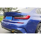 BMW 3. sērija G20/G21 2018– Aizmugurējais bagāžnieka vāka spoileris Spīdīgi melns ABS V3 (SD) foto 3