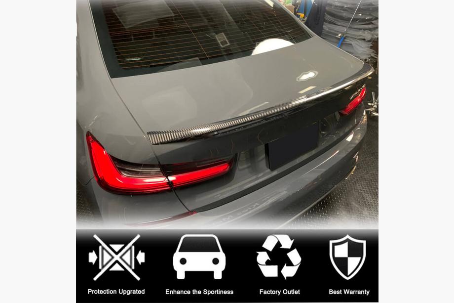 BMW 3. sērija G20/G21 2018– Spoileris V3 (G20/G80, oglekļa šķiedra) Foto 2