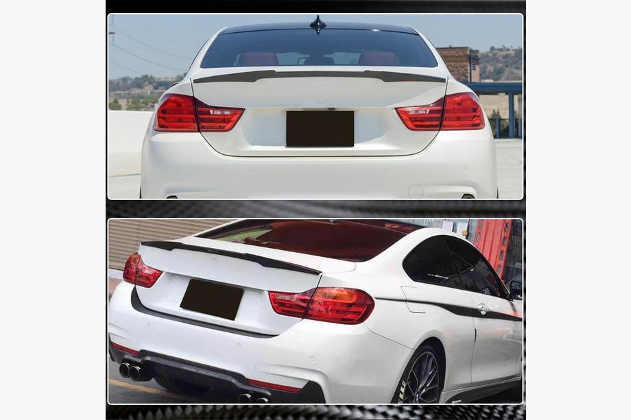 BMW 4 sērija F32/F33/F36 2012–2020 V6 spoilers (F32, oglekļa šķiedra) Foto 4