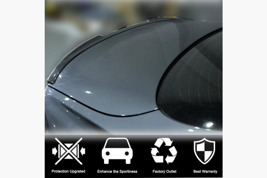 BMW 4 sērija F32/F33/F36 2012–2020 V7 spoileris (F32, oglekļa šķiedra) Foto 2