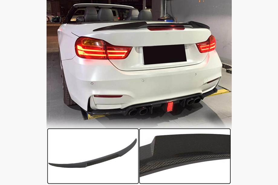 BMW 4 sērija F32/F33/F36 2012–2020 M4-Stlye spoileris (F33/F83, oglekļa šķiedra) Foto 1