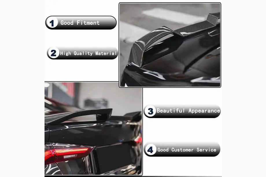 BMW 4. sērija G22/23/26 2020– Spoileris V2 (G22/G82, oglekļa šķiedra) Foto 3