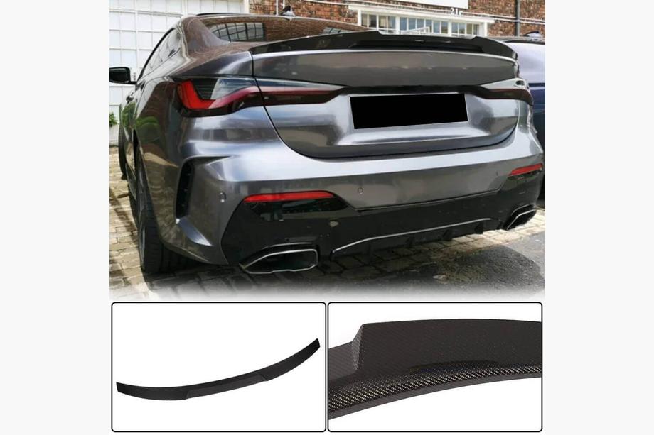 BMW 4. sērija G22/23/26 2020– Bagāžnieka vāka spoileris, oglekļa šķiedra V9 (Coupe) Image