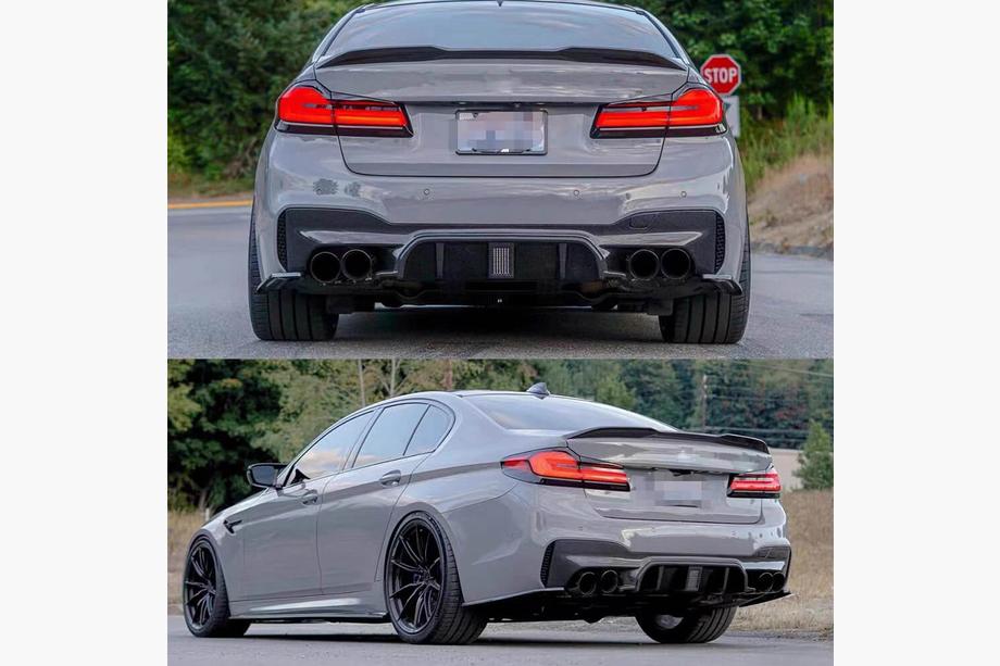 BMW 5. sērija G30/G31 2017–2023 Spoileris PSM-Style V3 (G30/F90, oglekļa šķiedra) Foto 2
