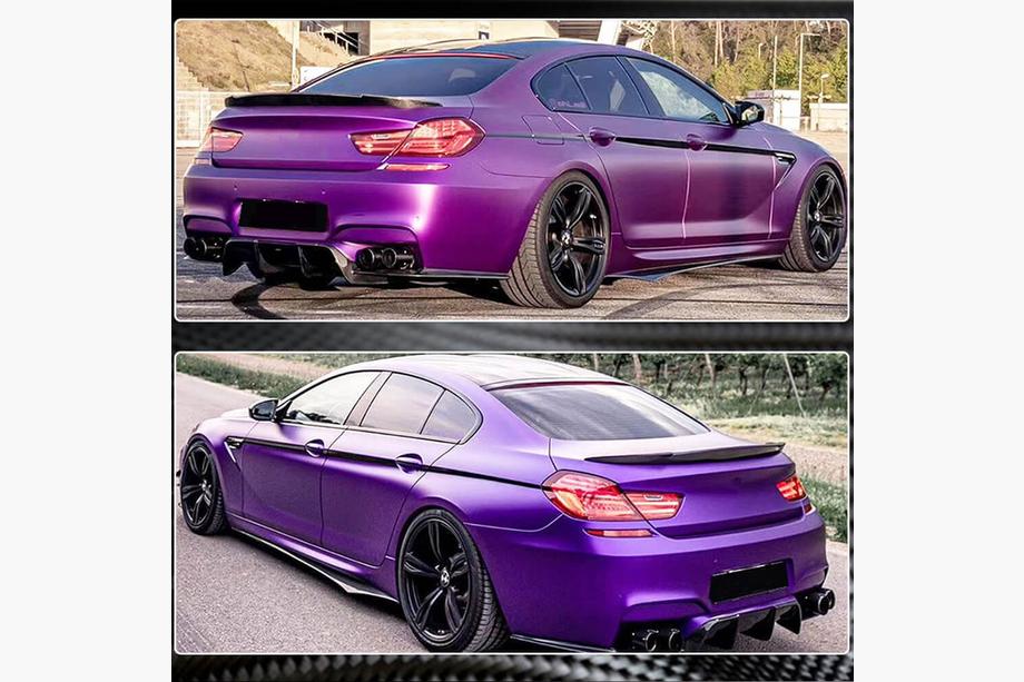 BMW 6. sērija F12/F13/F06 2011–2018 Spoileris V1 (F06/F13, oglekļa šķiedra) Foto 4