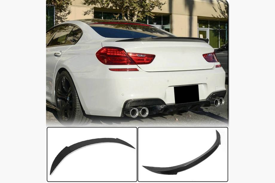 BMW 6. sērija F12/F13/F06 2011–2018 Bagāžnieka vāka spoilers Carbon V2 (F06) Foto 2