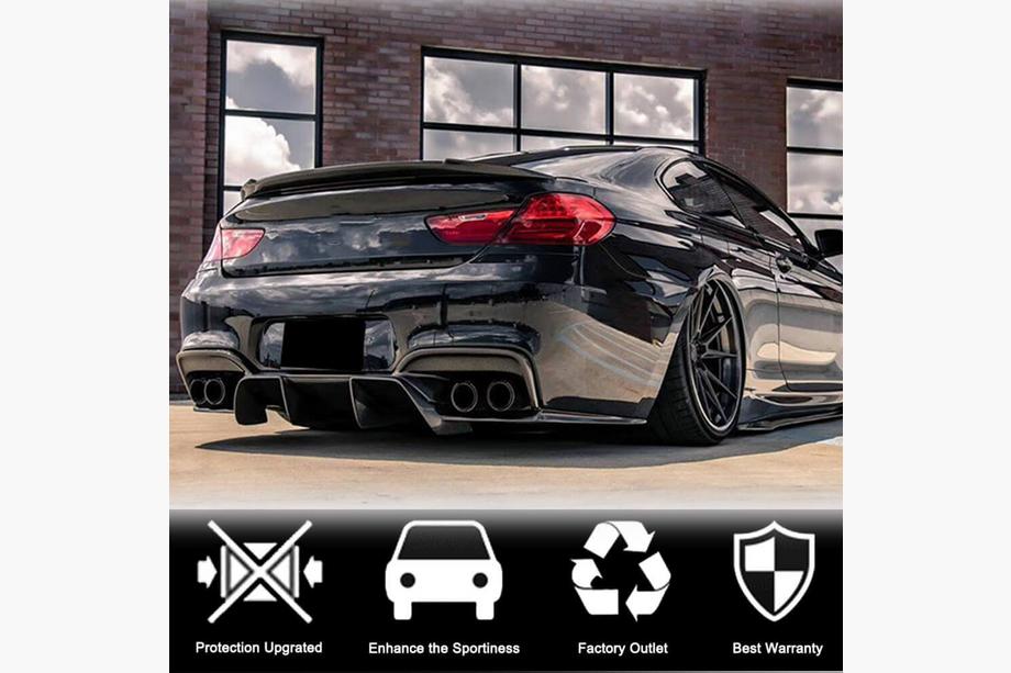 BMW 6. sērija F12/F13/F06 2011–2018 Bagāžnieka vāka spoilers Carbon V2 (F06) Foto 3