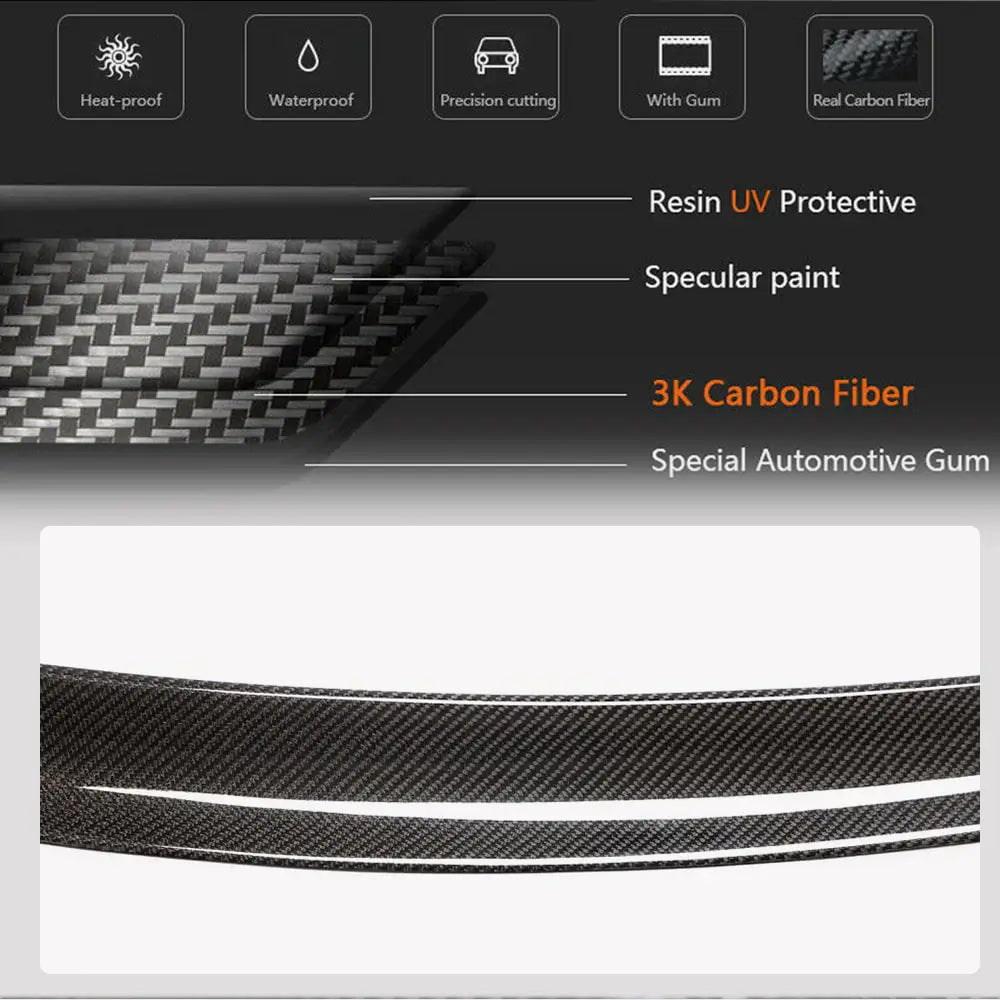 BMW 7. sērija G11/G12 2015–2022 P-Style spoileris (karbons) foto 5
