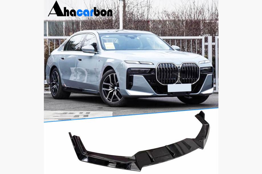 BMW 7. sērija G70/G71 2022– Aizmugures bagāžnieka spoilieris, spīdīgi melns ABS (3 gab./komplekts) Image
