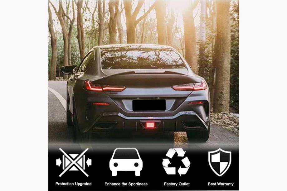 BMW 8. sērija G14/G15/G16 2018– M4 stila spoilers (G16/F93, oglekļa šķiedra) Foto 3
