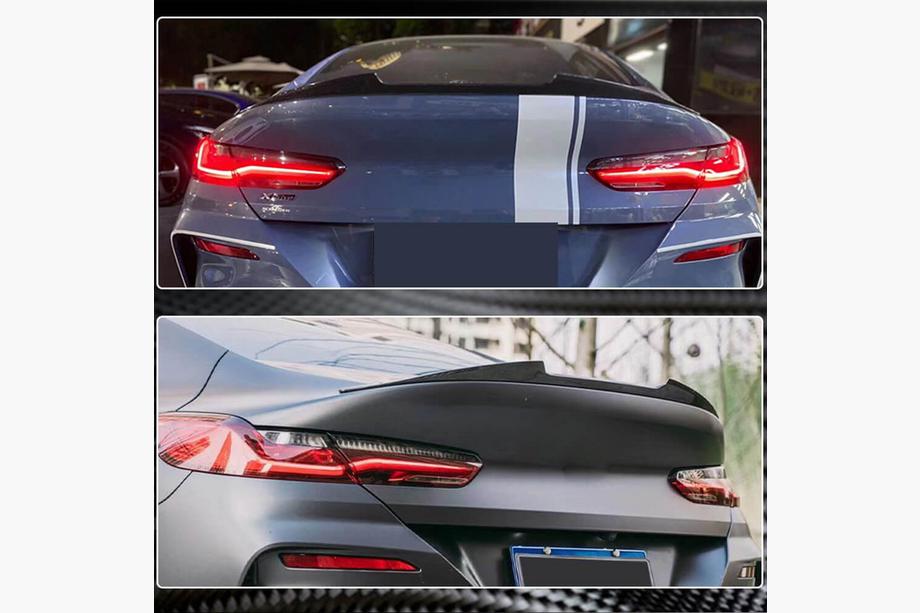BMW 8. sērija G14/G15/G16 2018– M4 stila spoilers (G16/F93, oglekļa šķiedra) Foto 4