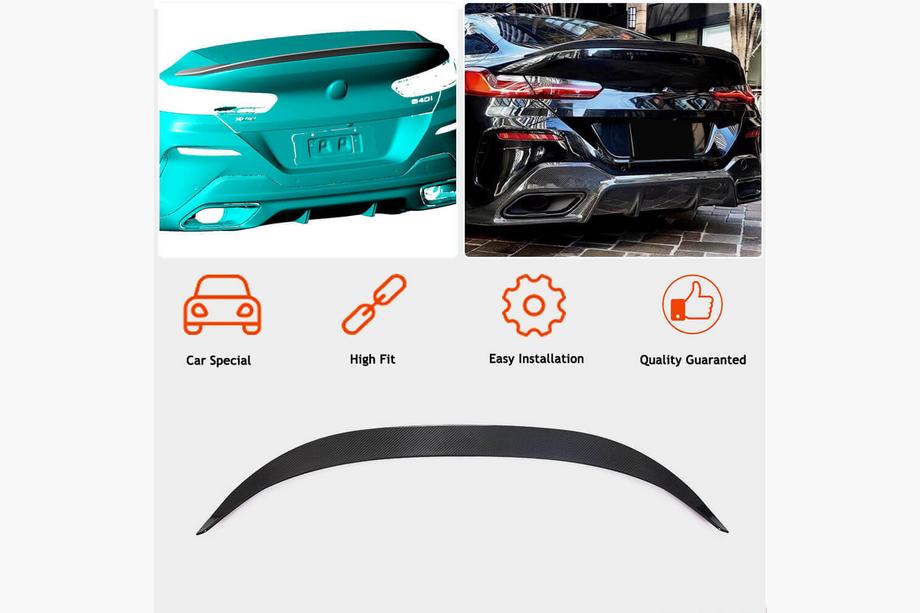 BMW 8. sērija G14/G15/G16 2018– P-Style spoilers (G16/F93, karbons) Foto 2