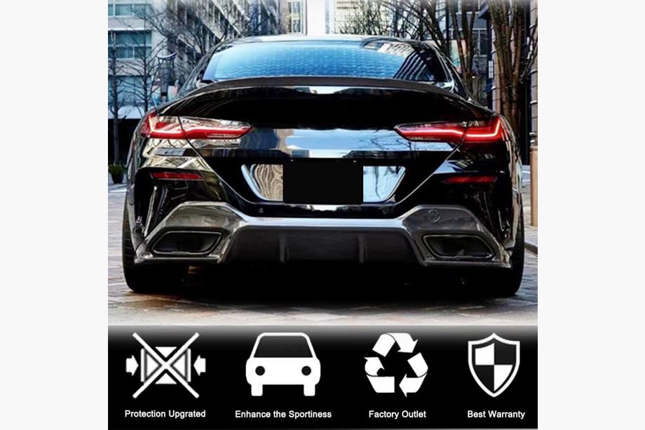 BMW 8. sērija G14/G15/G16 2018– P-Style spoilers (G16/F93, karbons) Foto 3
