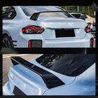 BMW 2. sērija G42 2021– Spoileris V8 (spīdīgi melns) foto 2