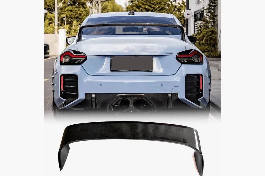 BMW 2. sērija G42 2021– Spoileris V8 (spīdīgi melns) Image