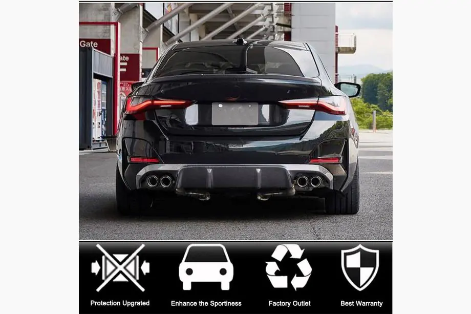 BMW 4. sērija G22/23/26 2020– Spoileris V3 (priekš G26) Foto 2
