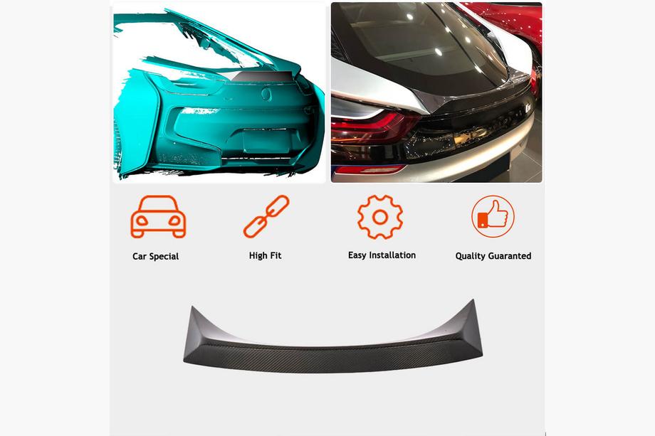 BMW I8 2014–2020 Spoileris V1 (ogleklis) Foto 2