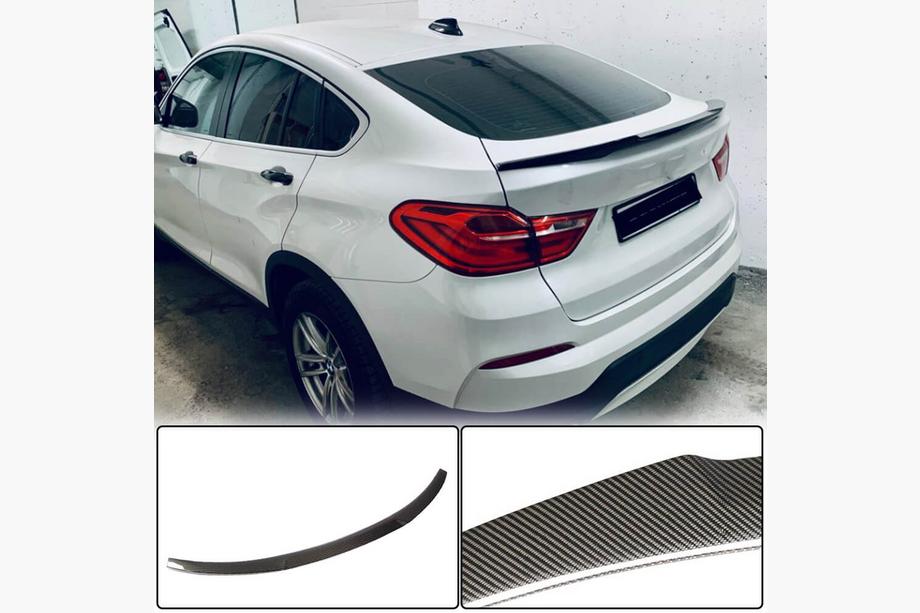 BMW X4 F26 2014–2018 M4-Style spoileris (oglekļa šķiedra) Foto 2