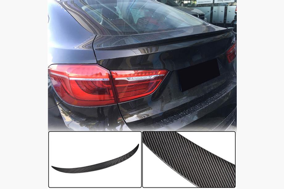 BMW X6 F16 2014–2019 Bagāžnieka vāka spoileris, karbons V1 Image