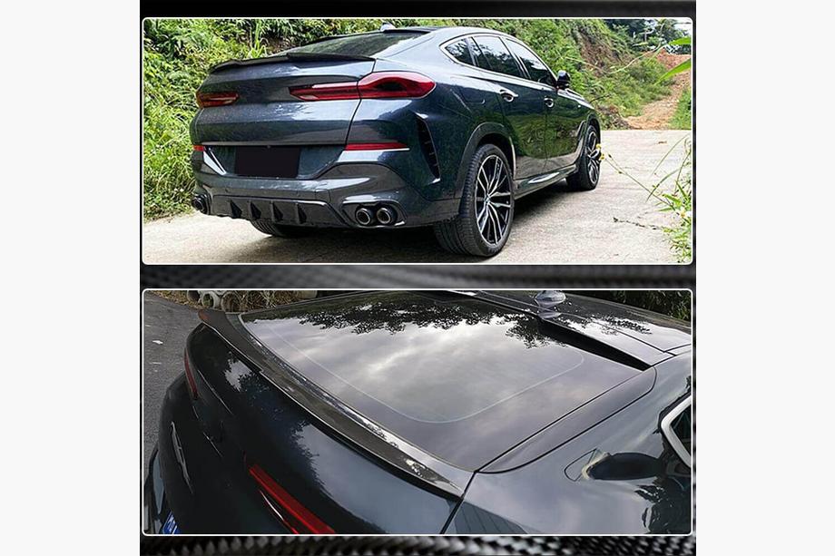 BMW X6 G06 2019–2027 PSM-Style spoileris (karbons) Foto 4