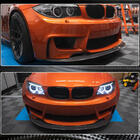 BMW 1. sērija E81/E82/E87/E88 2004–2011 Priekšējā bampera lūpa Lip V1 (1M E82, oglekļa šķiedra) foto 5