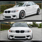 BMW 1. sērija E81/E82/E87/E88 2004–2011 Priekšējā bampera lūpa Lip V1 (1M E82, oglekļa šķiedra) foto 6