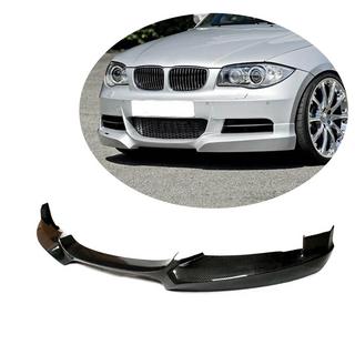 Priekšējā bampera lūpa (E82/E88 M-Sport, oglekļa šķiedra) BMW 1. sērija E81/E82/E87/E88 2004–2011 foto 1
