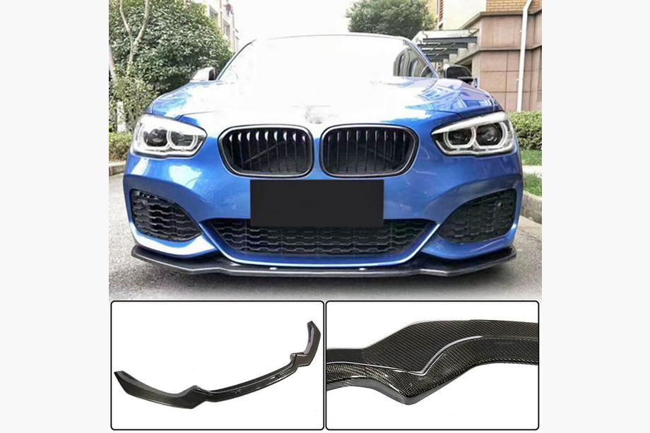 BMW 1. sērija F20/F21 2011–2019 Priekšējā bampera lūpa (splitteris) FRP V2 (2016-2019, M-Sport) Foto 1
