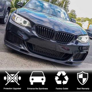 Priekšējā bampera lūpa V2 (F22/23 M-Sport, oglekļa šķiedra) BMW 2. sērija F22/F23 2014–2021 foto 3