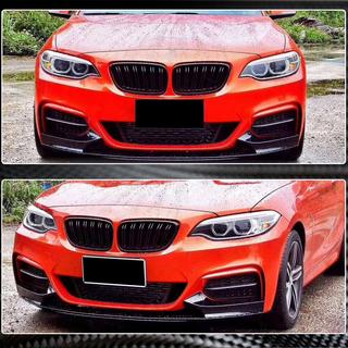 Priekšējā bampera lūpa V2 (F22/23 M-Sport, oglekļa šķiedra) BMW 2. sērija F22/F23 2014–2021 foto 4