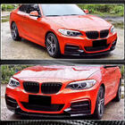 BMW 2. sērija F22/F23 2014–2021 Priekšējā bampera lūpa V3 (F22/23 M-Sport, oglekļa šķiedra) foto 3